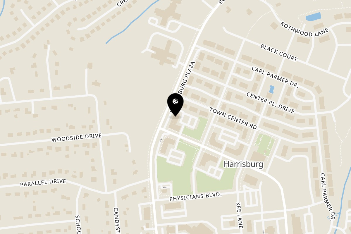 Map showing the location of La Unica Mexican Restaurant Harrisburg on 4350 Main St in Harrisburg